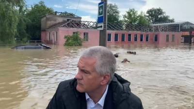 Сергей Аксенов - "Хороший кроль": плывших за лодкой Аксенова спасателей наградят - vesti.ru - Крым - Керчь