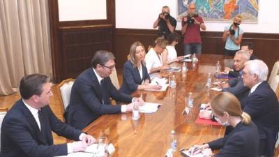Владимир Путин - Александр Вучич - Александр Грушко - Вучич с заместителем Лаврова обсуждали визит Путина в Сербию - politnavigator.net - Россия - Сербия - Белград