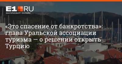 Татьяна Голикова - Михаил Мальцев - «Это спасение от банкротства»: глава Уральской ассоциации туризма — о решении открыть Турцию - e1.ru - Екатеринбург - Турция - Болгария - Кипр - Македония - Уральск - Ирландия - Иордания