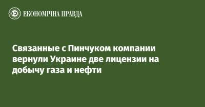 Алексей Данилов - Виктор Пинчук - Связанные с Пинчуком компании вернули Украине две лицензии на добычу газа - epravda.com.ua - Снбо
