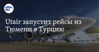 Utair запустит рейсы из Тюмени в Турцию - ura.news - Австрия - Турция - Махачкала - Тюмень - Болгария - Кипр - Македония - Азербайджан - Греция - Ирландия - Иордания - Грозный