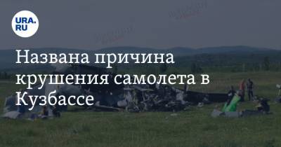 Названа причина крушения самолета в Кузбассе - ura.news