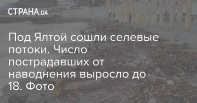 Янина Павленко - Под Ялтой сошли селевые потоки. Число пострадавших от наводнения выросло до 18. Фото - strana.ua - Крым