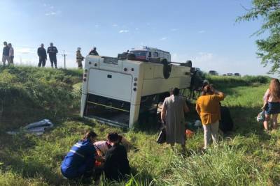 При ДТП с автобусом на Кубани пострадали 7 человек - kuban.mk.ru - Краснодарский край - Славянск - Кубань