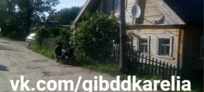 В Карелии столб остановил пьяного водителя скутера - stolicaonego.ru - район Пряжинский - республика Карелия