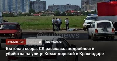 Бытовая ссора: СК рассказал подробности убийства на улице Командорской в Краснодаре - kubnews.ru - Краснодарский край - Краснодар