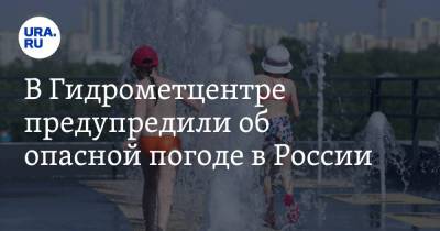 Роман Вильфанд - В Гидрометцентре предупредили об опасной погоде в России - ura.news - Москва