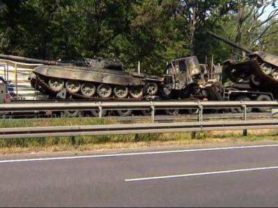 Во время транспортировки в Польше сгорело два танка Т-72 - unn.com.ua - Киев - Польша