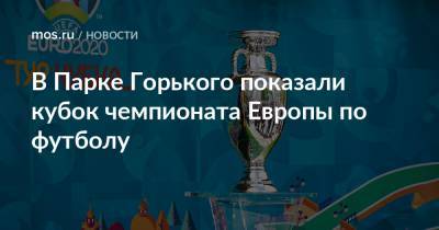 Дмитрий Сычев - Алексей Сорокин - В Парке Горького показали кубок чемпионата Европы по футболу - mos.ru - Москва - Рим