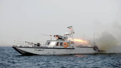 Джон Кирби - В Персидском заливе загорелся корабль ВМС Ирана - iz.ru - Израиль - Иран