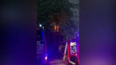 Питер Онлайн - Ночью в квартире на Камышовой улице сгорела кухня и коридор - piter.tv - Санкт-Петербург