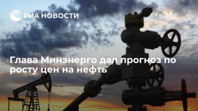 Николай Шульгинов - Глава Минэнерго дал прогноз по росту цен на нефть - ria.ru - Санкт-Петербург