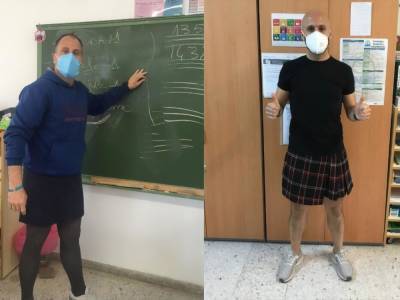 El Pais - В Испании мужчины-учителя пришли на работу в юбке. Так они отреагировали на травлю детей в школе за одежду - gordonua.com - Испания