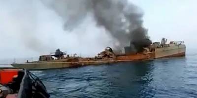В Оманском заливе затонул военный корабль Ирана - anna-news.info - Иран
