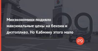 Минэкономики подняло максимальные цены на бензин и дизтопливо. Но Кабмину этого мало - thepage.ua