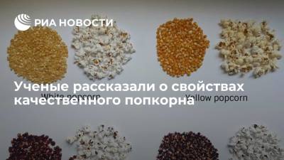 Ученые рассказали о свойствах качественного попкорна - ria.ru - Москва - Бразилия