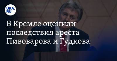 Дмитрий Песков - Дмитрий Гудков - Андрей Пивоваров - В Кремле оценили последствия ареста Пивоварова и Гудкова - ura.news