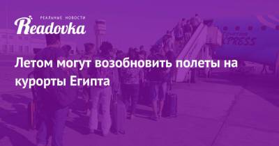 Владимир Путин - Михаил Богданов - Летом могут возобновить полеты на курорты Египта - readovka.news - Россия - Египет