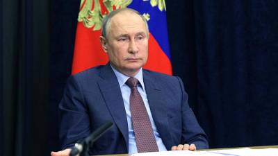 Владимир Путин - Путин отметил работу «Единой России» в борьбе с пандемией - iz.ru