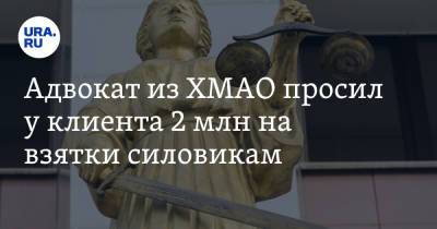 Адвокат из ХМАО просил у клиента 2 млн на взятки силовикам - ura.news - Тюменская обл. - Сургут - Югра