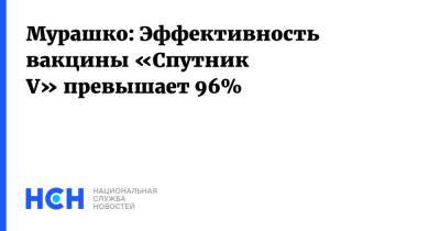 Михаил Мурашко - Мурашко: Эффективность вакцины «Спутник V» превышает 96% - nsn.fm