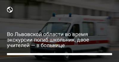 Во Львовской области во время экскурсии погиб школьник, двое учителей — в больнице - liga.net - Львов - Львовская обл.