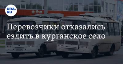 Вадим Шумков - Перевозчики отказались ездить в курганское село - ura.news - Курганская обл. - район Шадринский - Шадринск