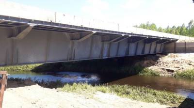 Через реку Рова в Борисовском районе построен временный мост - ont.by - Бобруйск - район Борисовский