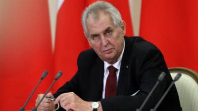 Милош Земан - Президент Чехии оказался под угрозой импичмента - news-front.info - Чехия