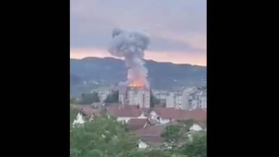 Пожар на военной предприятии в Сербии потушили - iz.ru - Сербия - Чачак