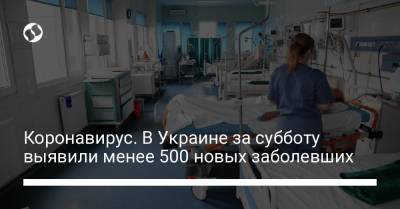 Коронавирус. В Украине за субботу выявили менее 500 новых заболевших - liga.net