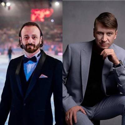 Алексей Ягудин - Илья Авербух - Элизабет Арзамасова - Алексей Ягудин запечатлел Илью Авербуха с маленьким ребёнком на руках - actualnews.org