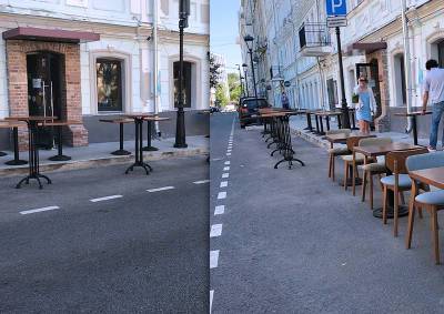 В центре Москвы летнее кафе организовали на парковке - mskgazeta.ru - Москва
