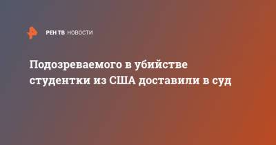 Алексей Попов - Подозреваемого в убийстве студентки из США доставили в суд - ren.tv - Нижегородская обл.