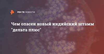 Чем опасен новый индийский штамм "дельта плюс" - ren.tv - Индия