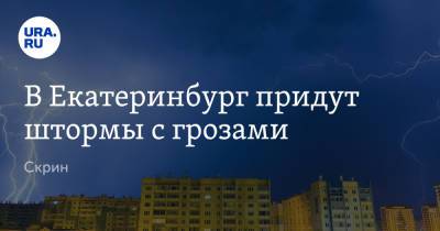 Роман Вильфанд - В Екатеринбург придут штормы с грозами. Скрин - ura.news - Екатеринбург