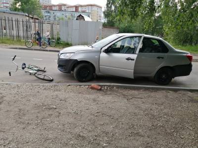 В Сыктывкаре 10-летний велосипедист попал под колеса Datsun on-DO - komiinform.ru - Сыктывкар