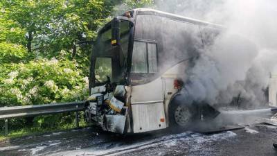 Водителя и 15 детей доставили в больницу после ДТП с автобусами на Кубани - iz.ru - Сочи - Краснодарский край - Краснодар - район Туапсинский