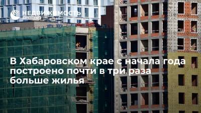 Михаил Дегтярев - Юрий Трутнев - В Хабаровском крае с начала года построено почти в три раза больше жилья - realty.ria.ru - Россия - Хабаровский край - Хабаровск - Дальний Восток - Строительство