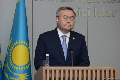 Мухтар Тлеуберди - Джейхун Байрамов - Надеемся, что трехсторонние заявления будут способствовать длительному миру в регионе - вице-премьер Казахстана - trend.az - Азербайджан