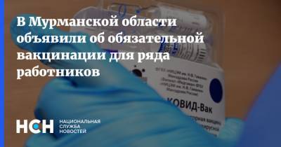 Валерий Лимаренко - Андрей Чибис - В Мурманской области объявили об обязательной вакцинации для ряда работников - nsn.fm - Мурманская обл. - Сахалинская обл.