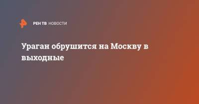 Евгений Тишковец - Ураган обрушится на Москву в выходные - ren.tv - Москва