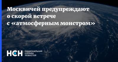 Евгений Тишковец - Москвичей предупреждают о скорой встрече с «атмосферным монстром» - nsn.fm - Москва