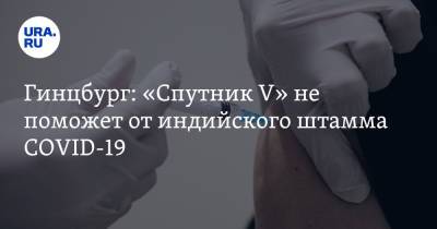 Александр Гинцбург - Гинцбург: «Спутник V» не поможет от индийского штамма COVID-19 - ura.news