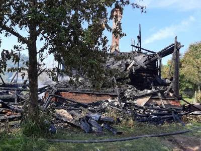 В Смоленской области дотла сгорел дом - rabochy-put.ru - Смоленская обл. - район Вяземский