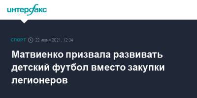 Валентина Матвиенко - Матвиенко призвала развивать детский футбол вместо закупки легионеров - sport-interfax.ru - Москва - Дания