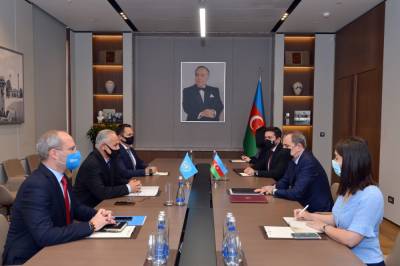 Джейхун Байрамов - Глава МИД Азербайджана принял резидента-координатора ООН (ФОТО) - trend.az - Азербайджан