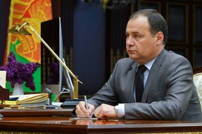 Роман Головченко - Премьер Белоруссии пообещал ответные санкции против Запада - lenta.ru - Минск