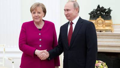 Владимир Путин - Ангела Меркель - Путин и Меркель созвонились в день 80-летия начала ВОВ - gazeta.ru