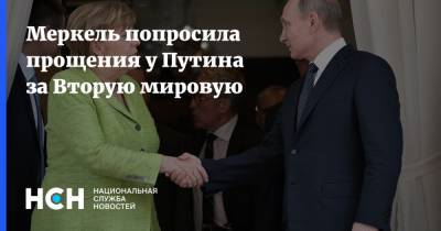 Владимир Путин - Ангела Меркель - Штайнмайер Франк-Вальтер - Меркель попросила прощения у Путина за Вторую мировую - nsn.fm